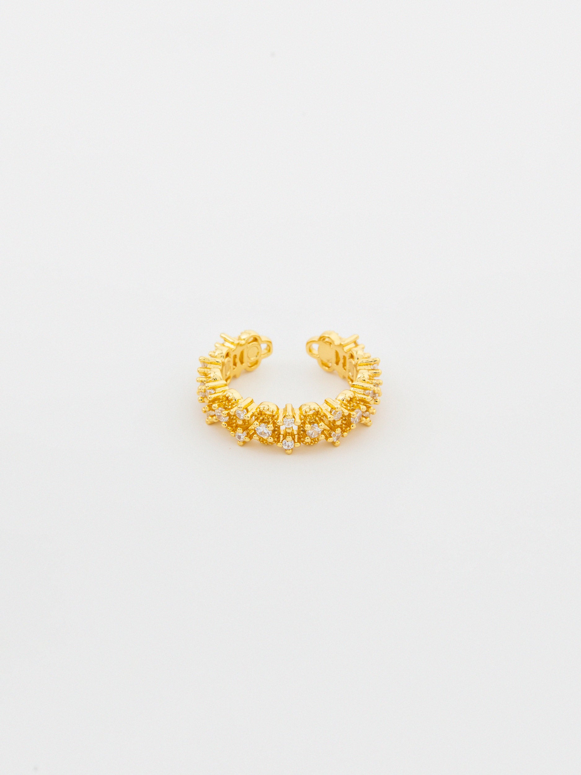 Open Crystal Ring