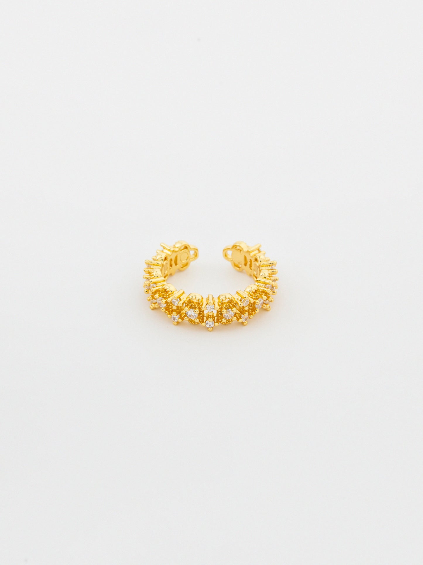Open Crystal Ring