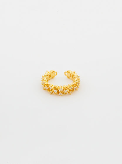 Open Crystal Ring