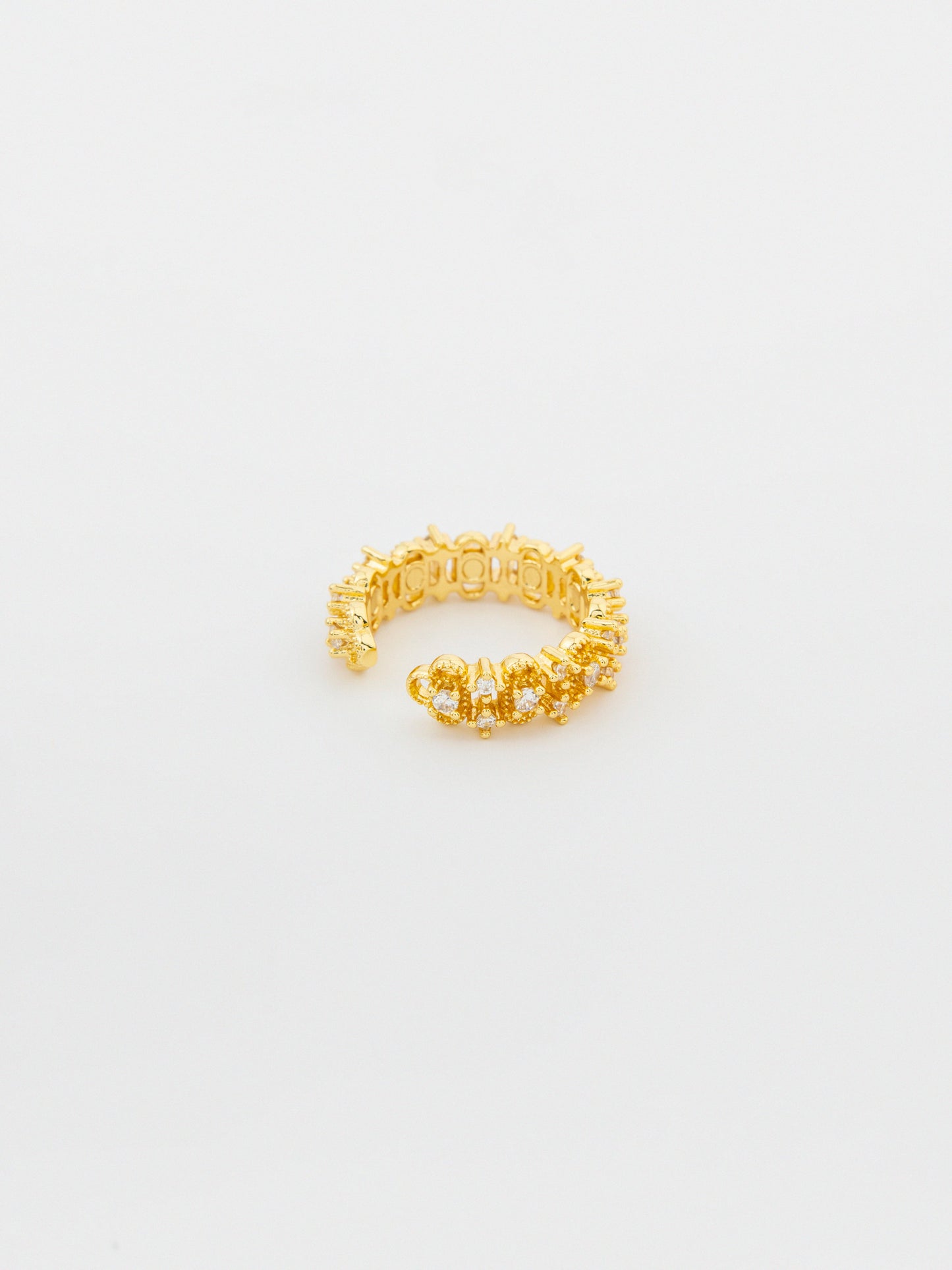Open Crystal Ring