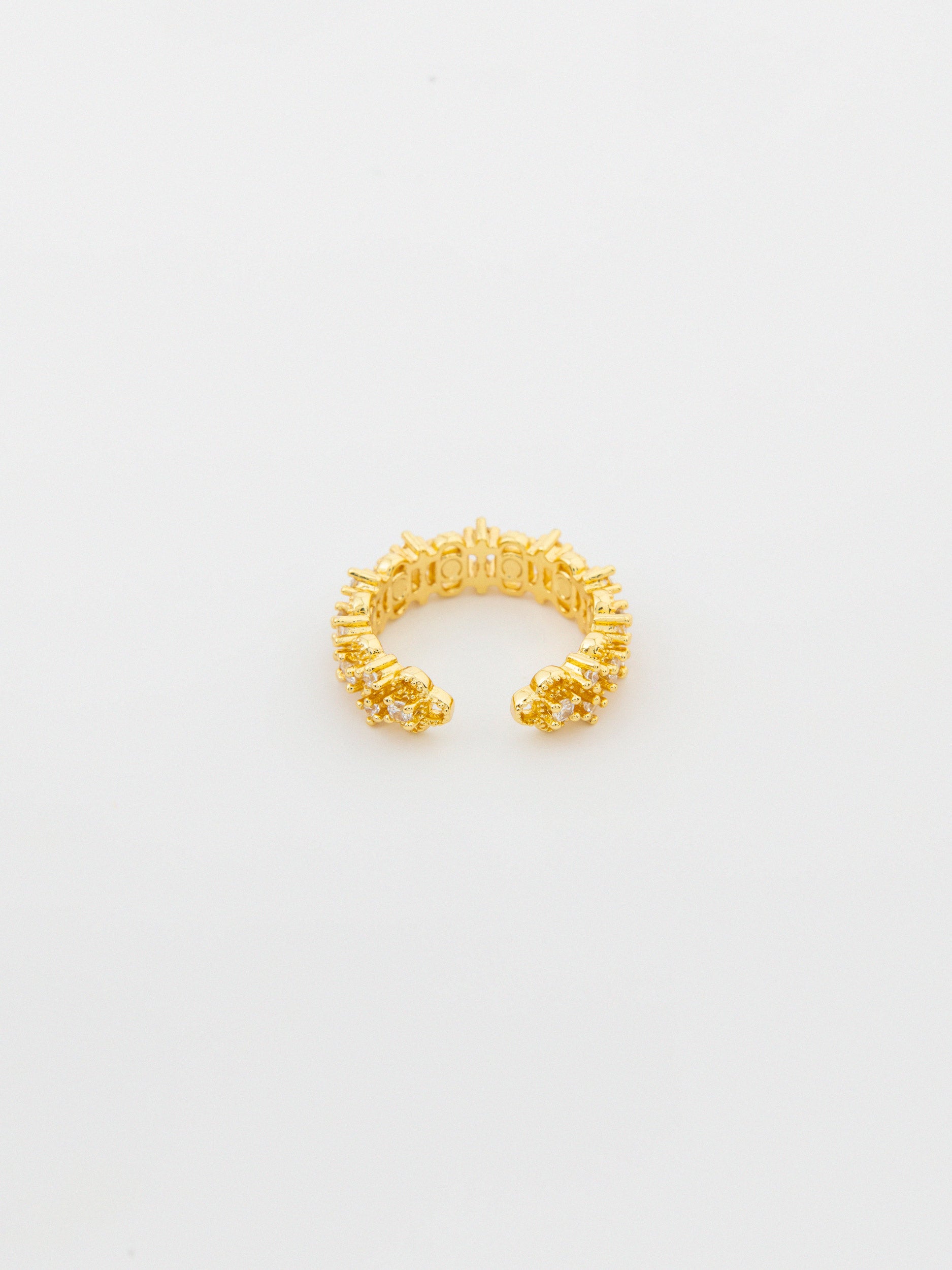 Open Crystal Ring