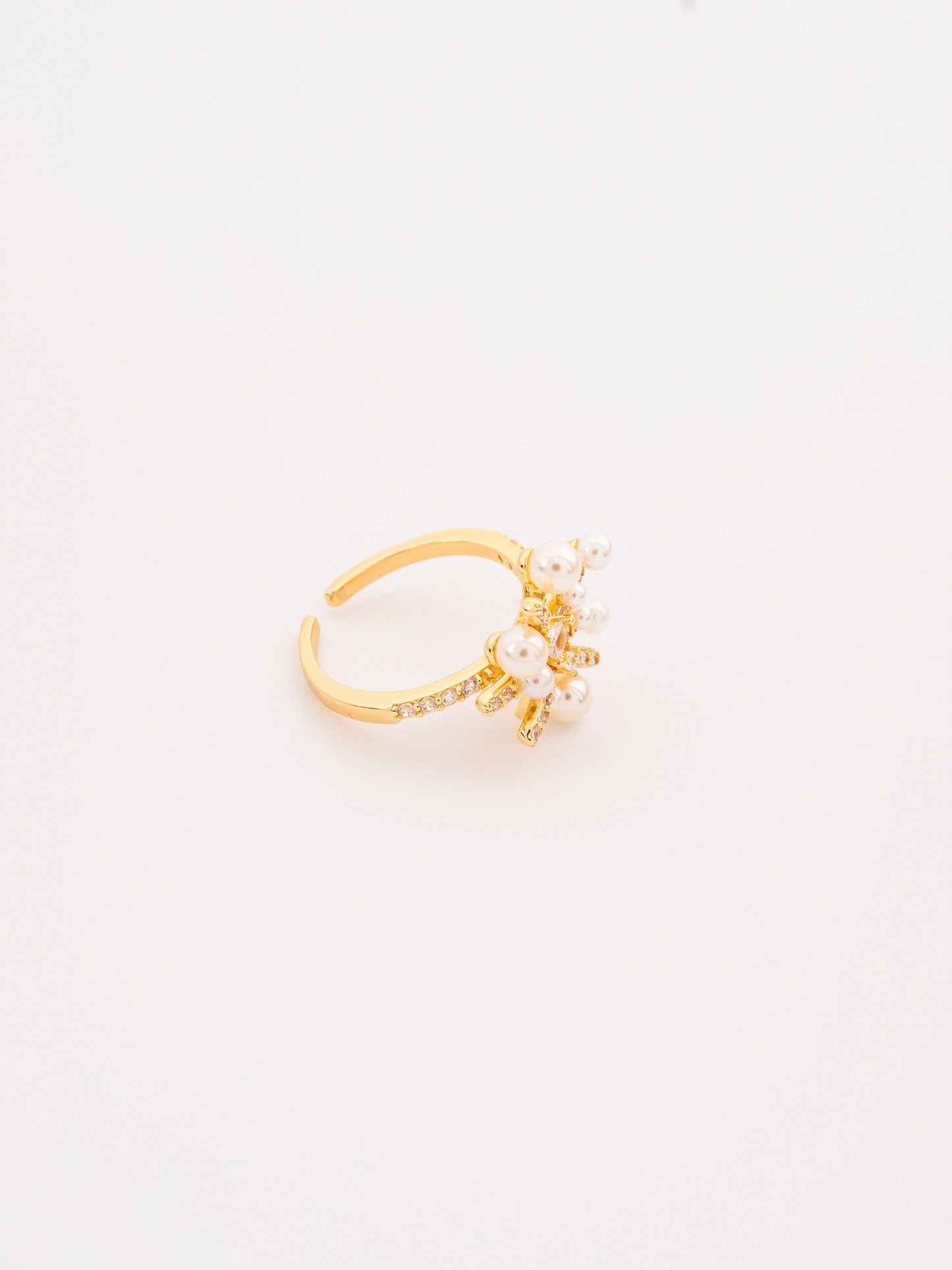 Pearl Crystal Ring