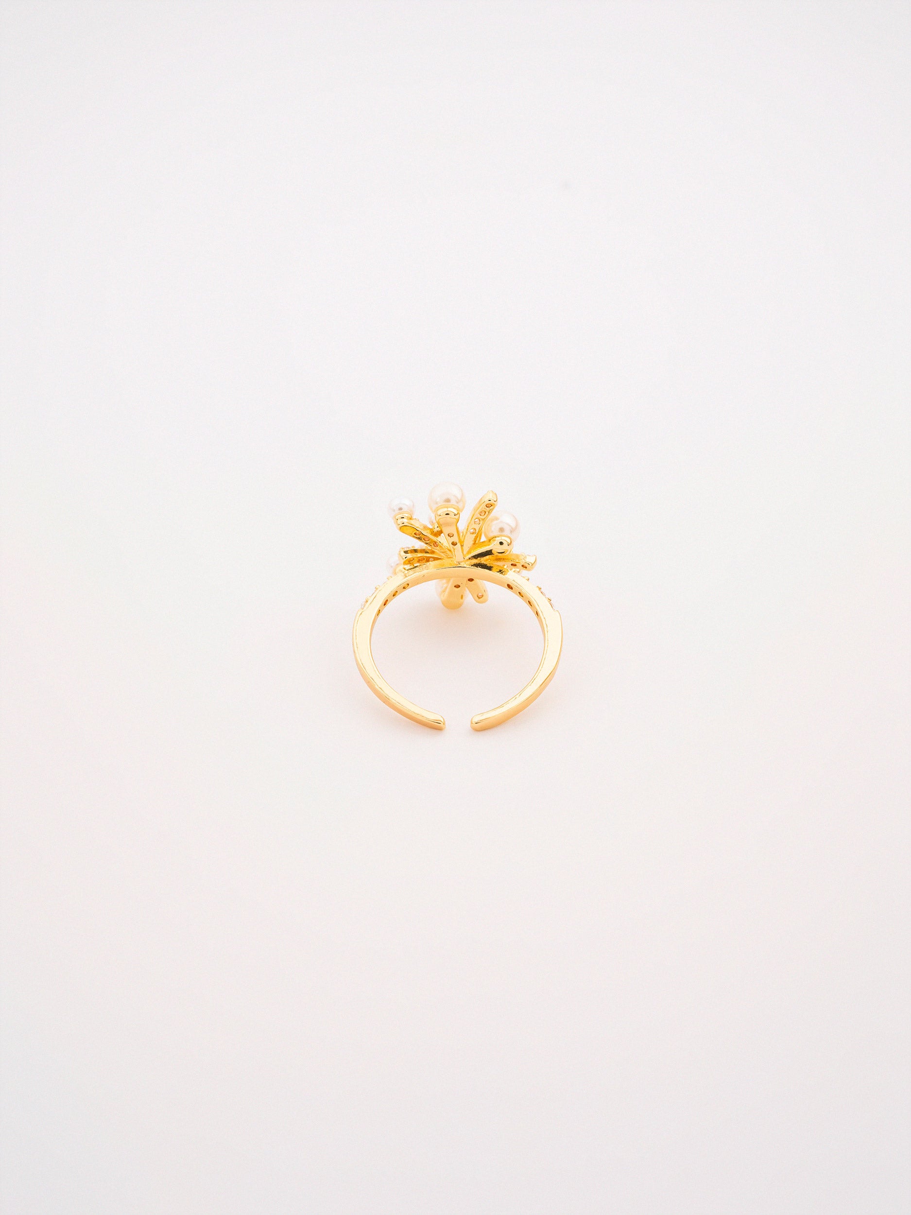 Pearl Crystal Ring