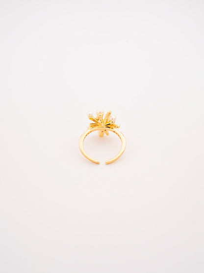 Pearl Crystal Ring