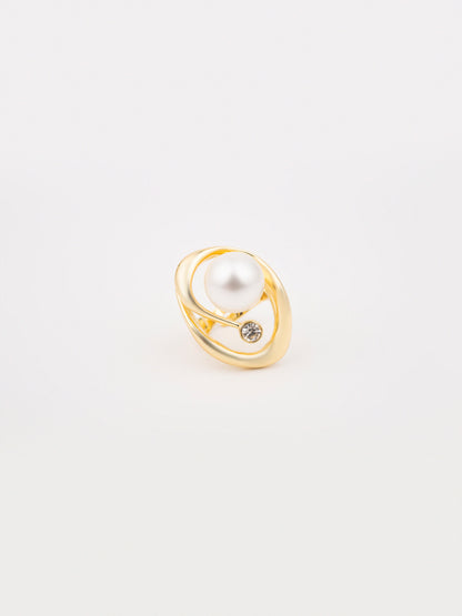 Orbit Pearl Ring