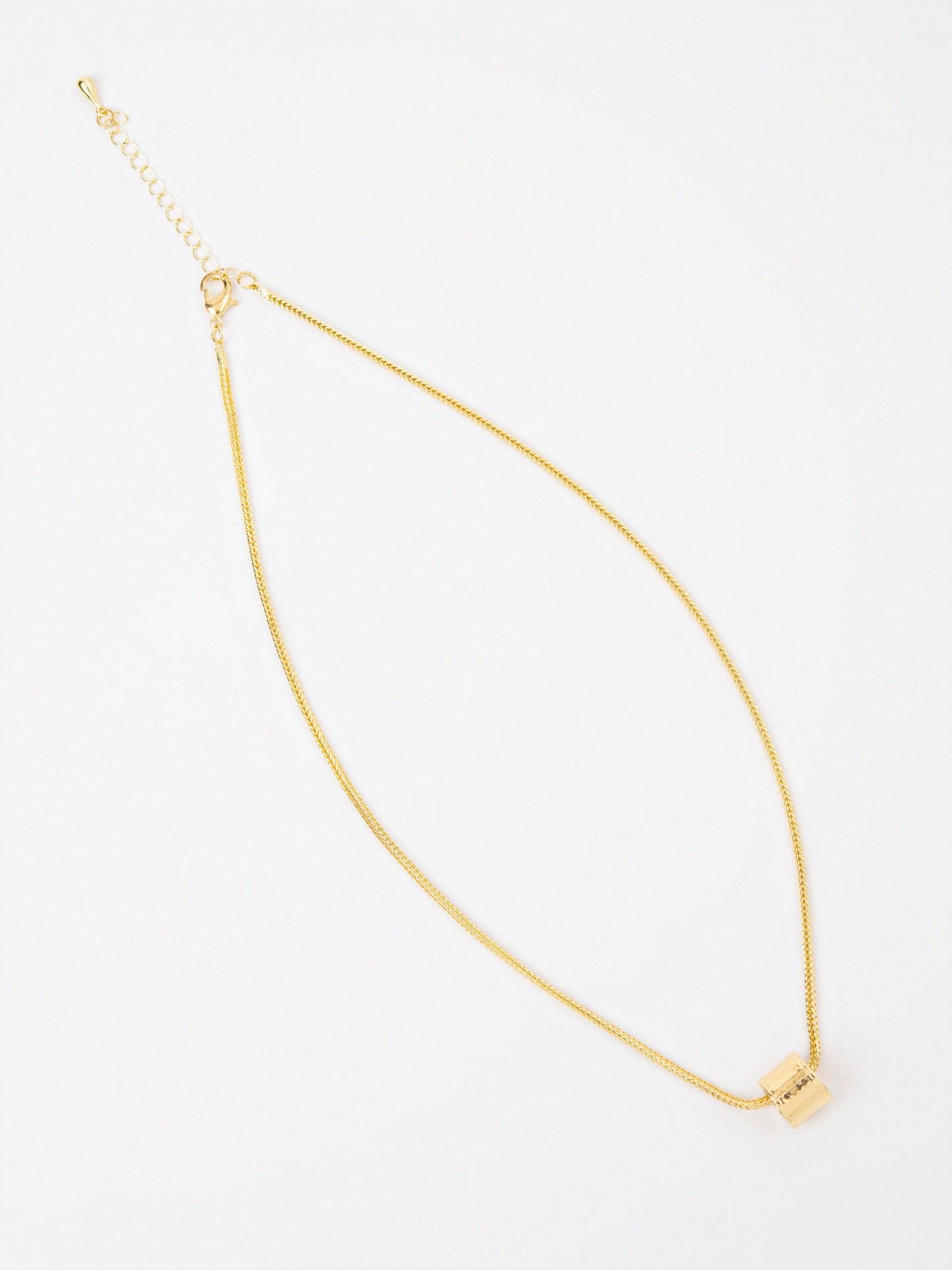 Hammered Bead Necklace