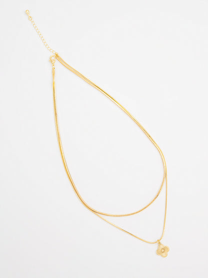 Floral Layered Necklace
