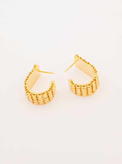 J-Hoops Earrings