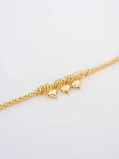 Heart Chain Bracelet