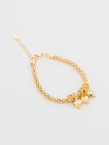 Heart Chain Bracelet