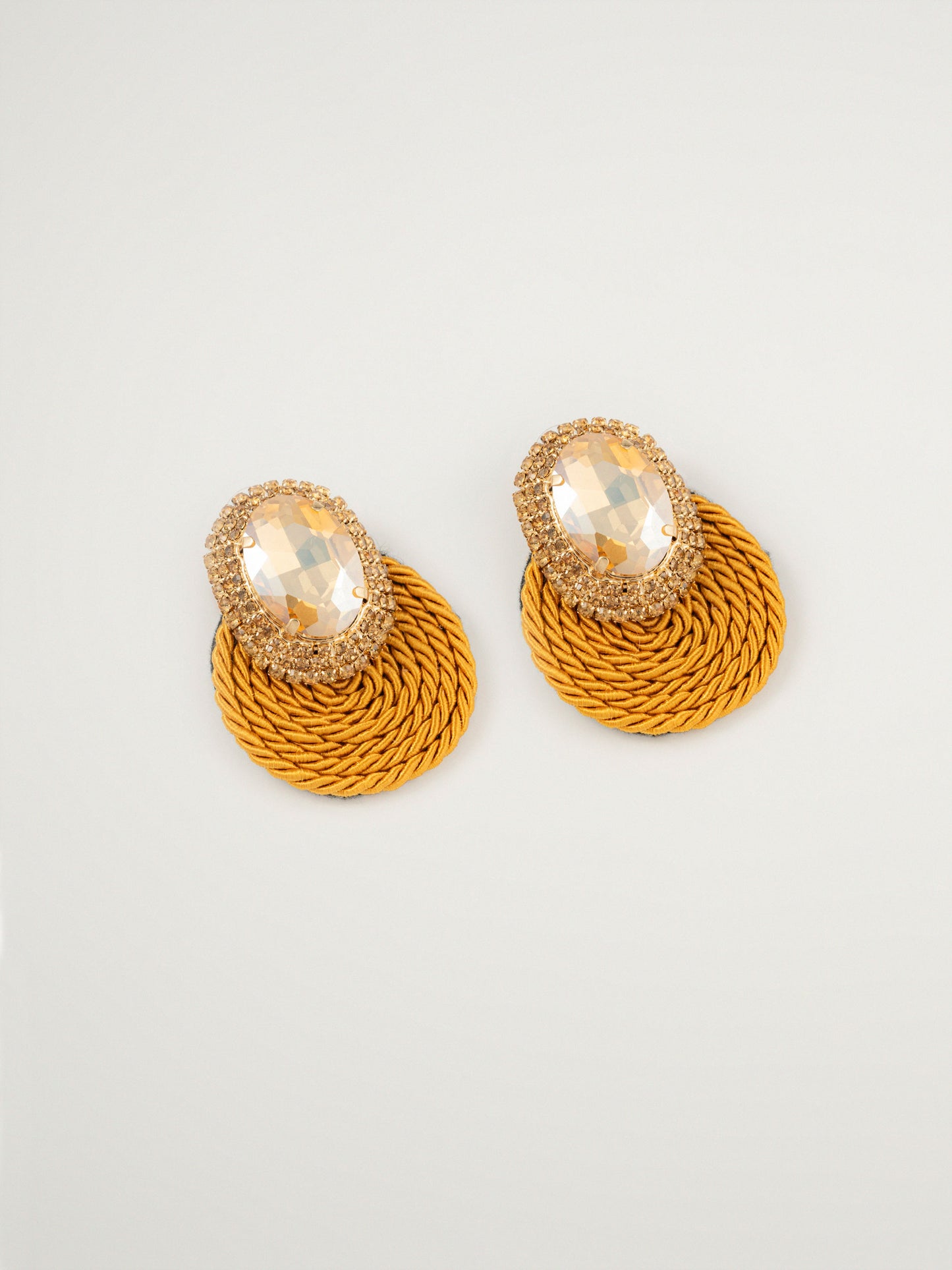 Crystal Rope Earrings