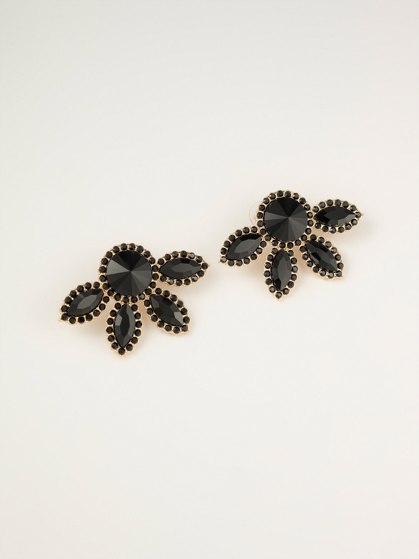 Floral Crystal Earrings