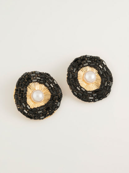 Pearl Halo Earrings