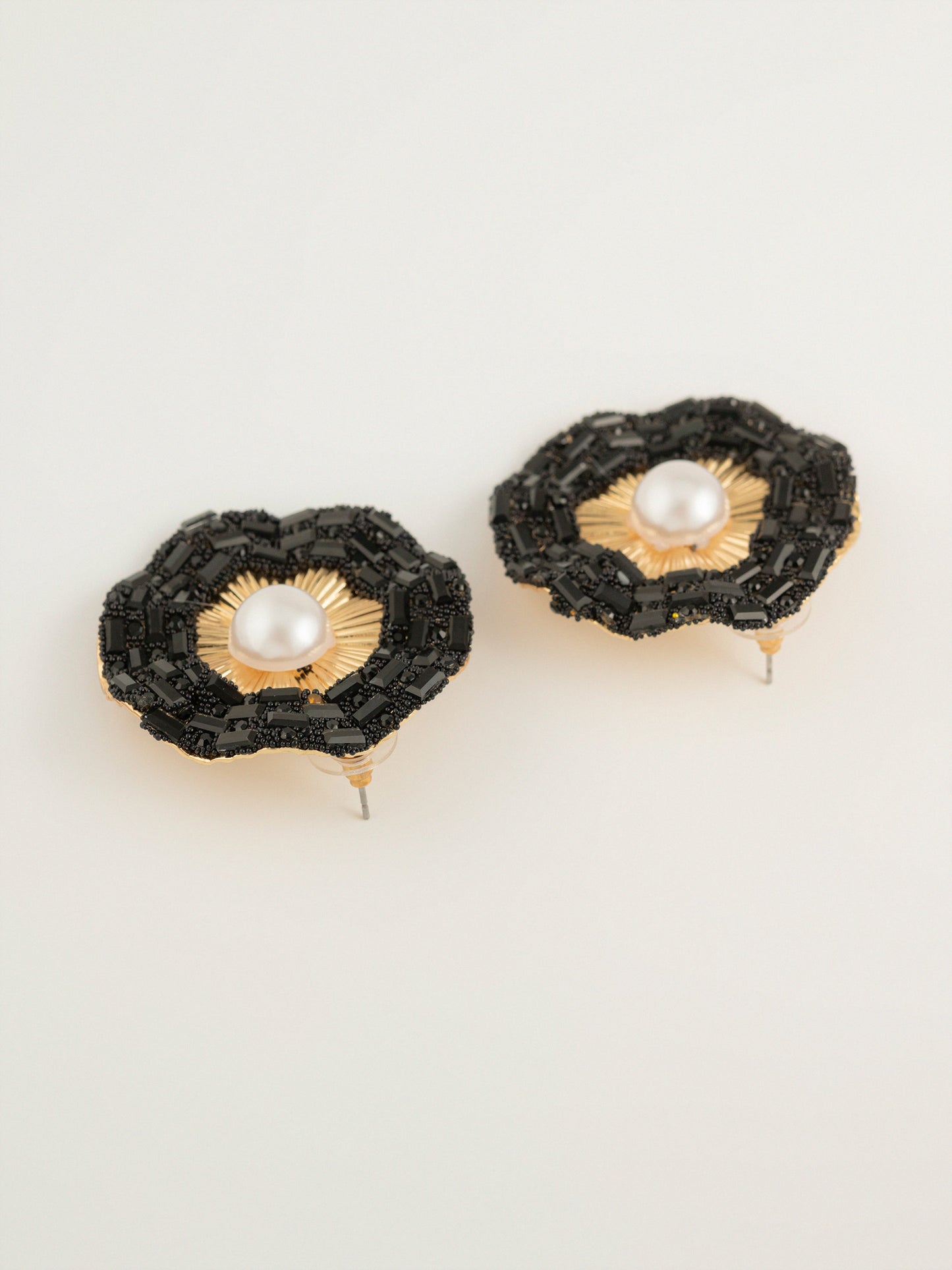 Pearl Halo Earrings