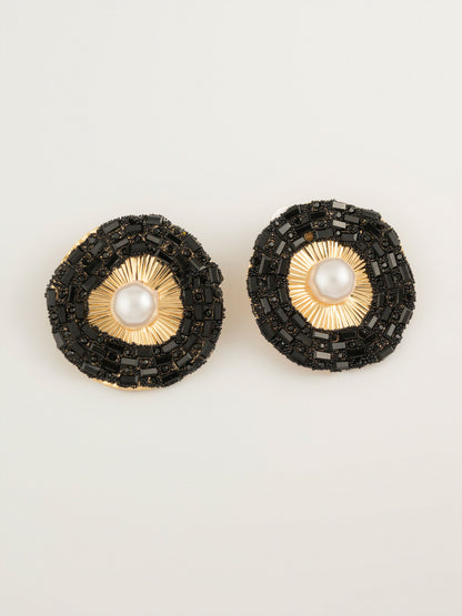 Pearl Halo Earrings