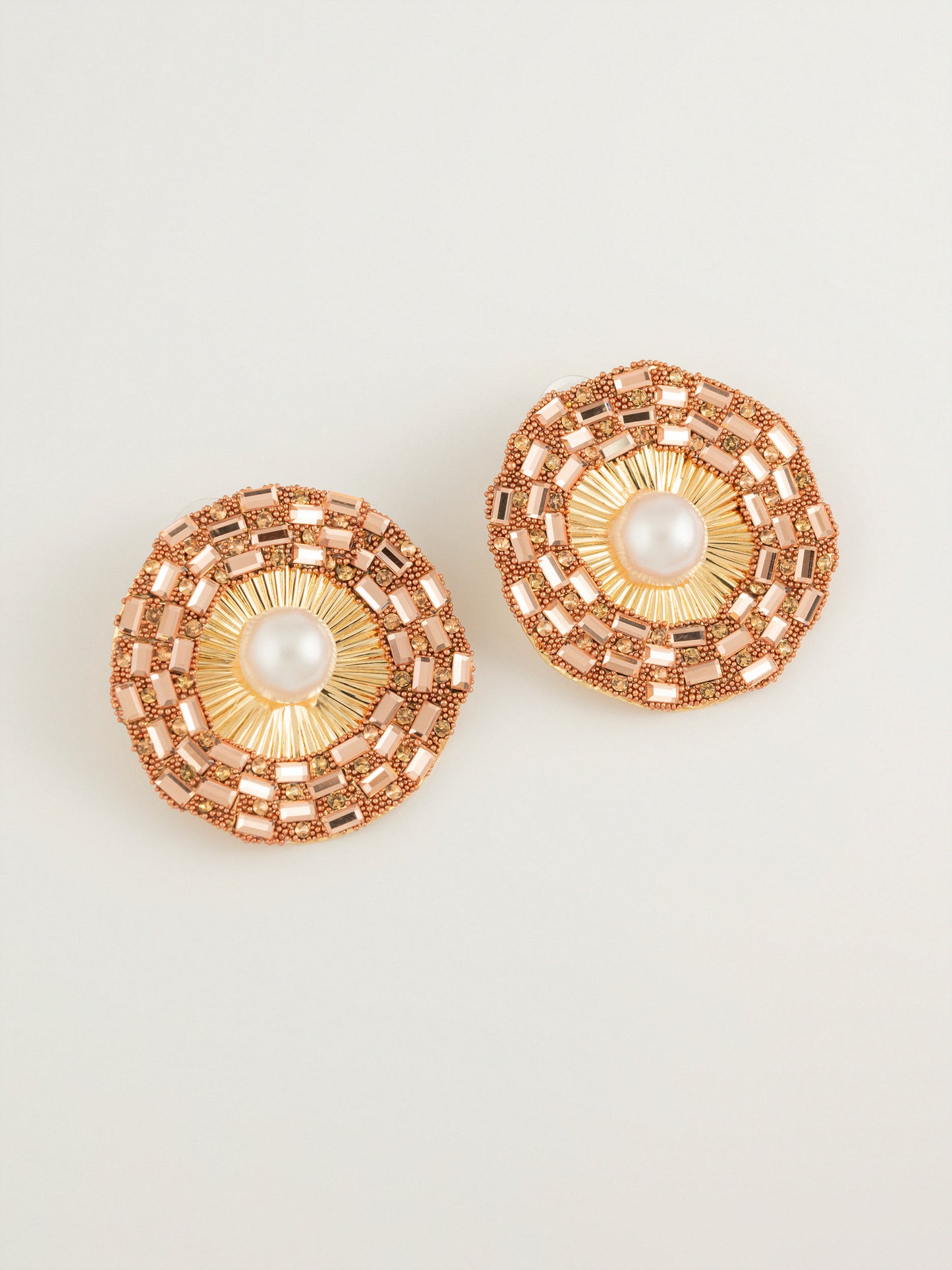 Pearl Halo Earrings