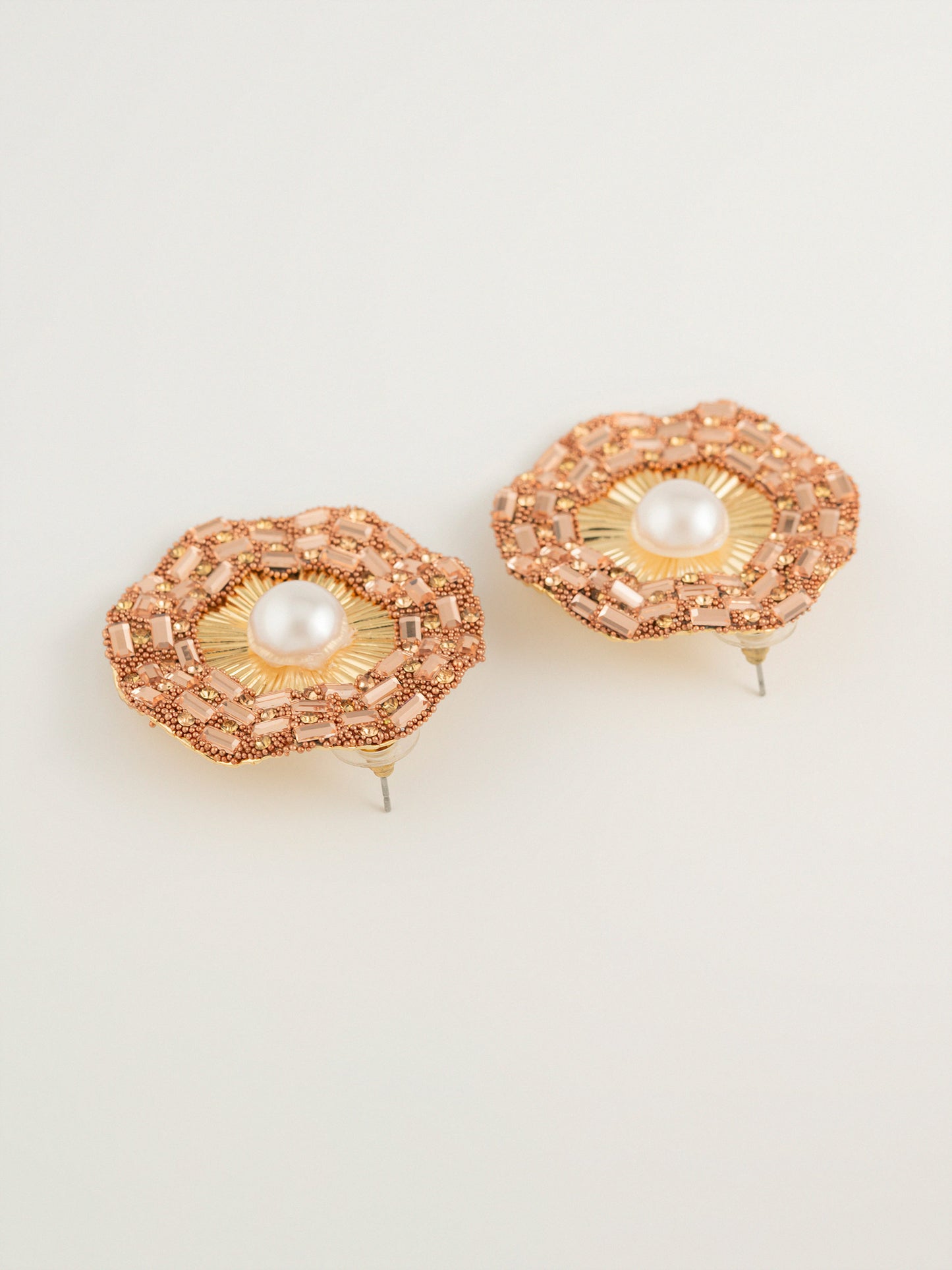 Pearl Halo Earrings