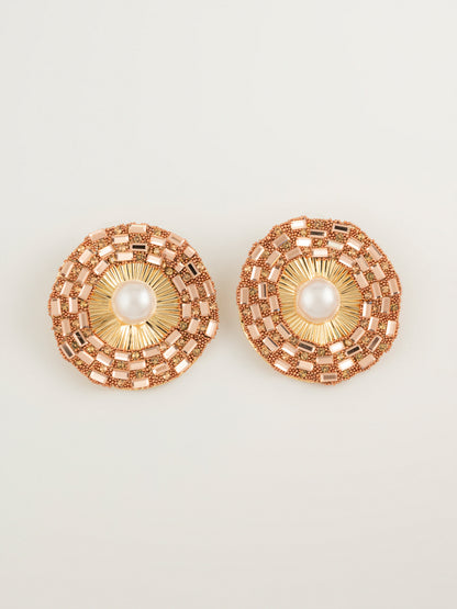 Pearl Halo Earrings