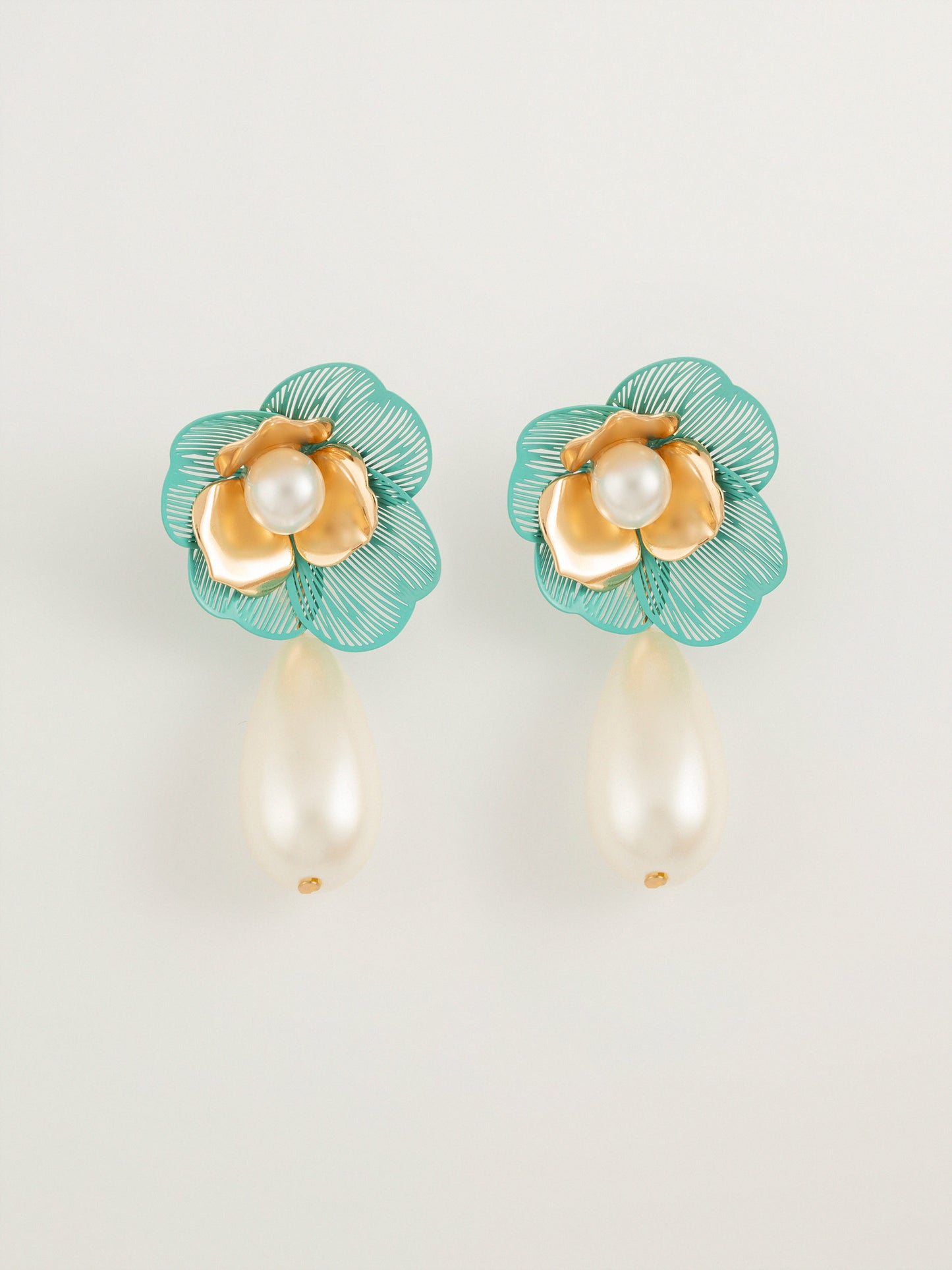 Floral Drop Earrings