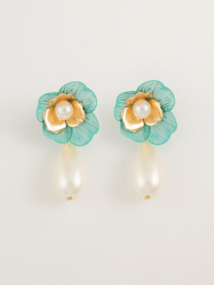Floral Drop Earrings