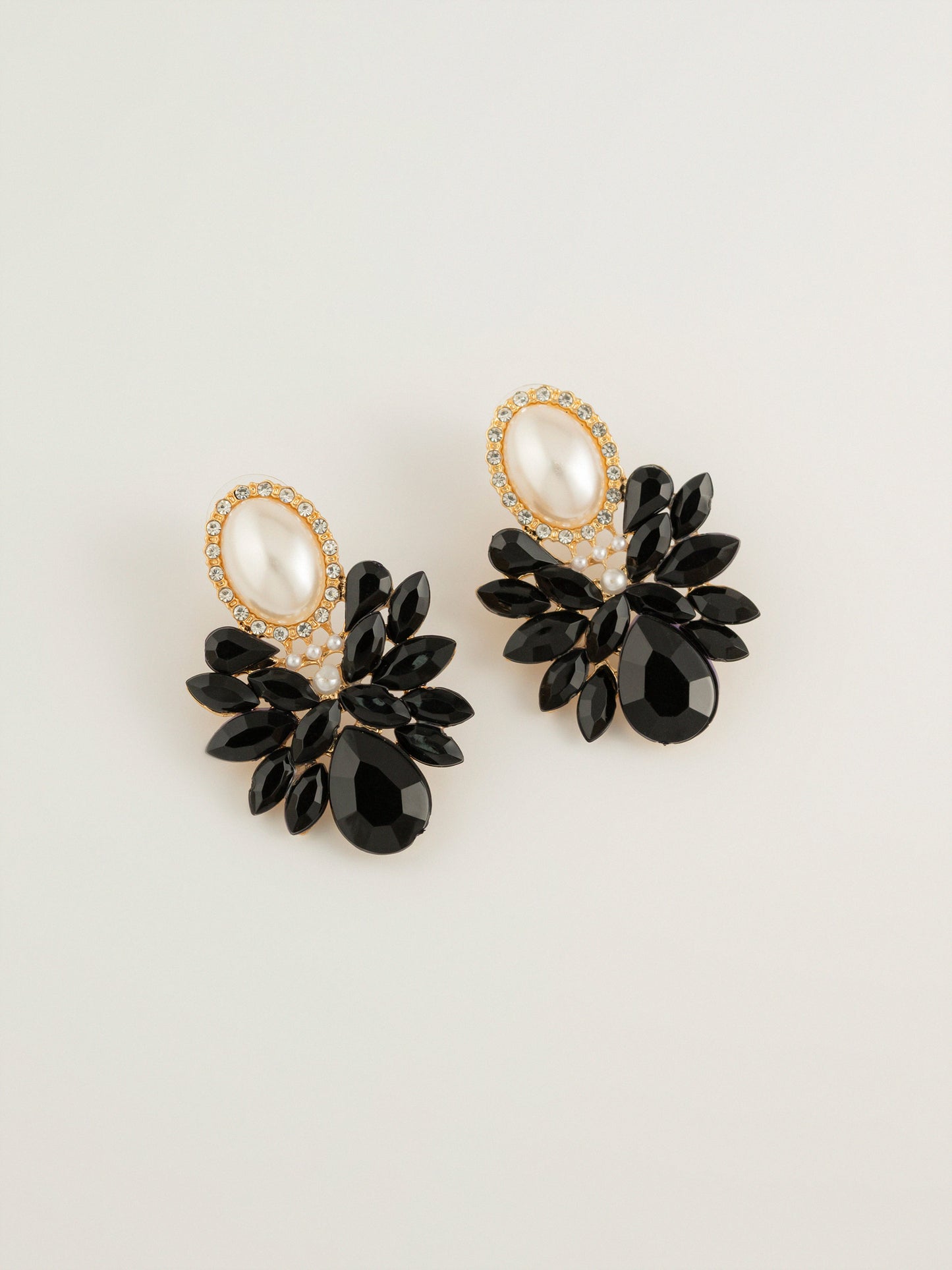 Pearl Crystal Earrings