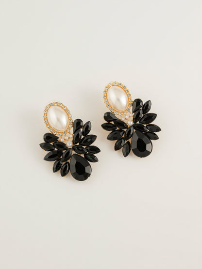 Pearl Crystal Earrings
