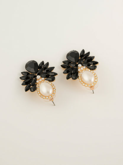 Pearl Crystal Earrings