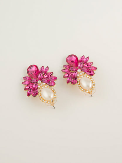 Pearl Crystal Earrings