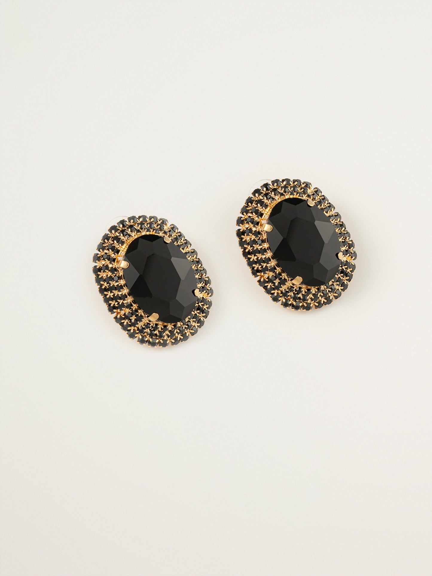 Stone Stud Earrings