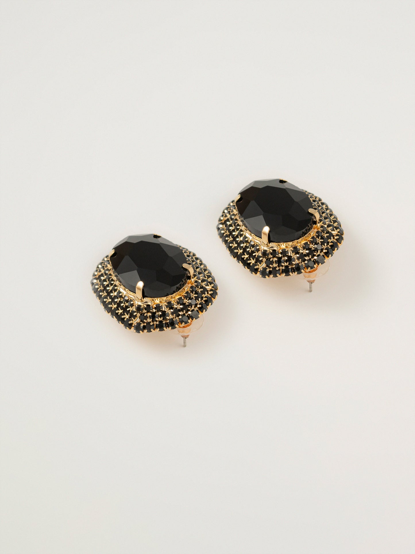 Stone Stud Earrings