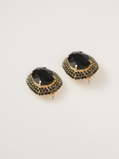 Stone Stud Earrings