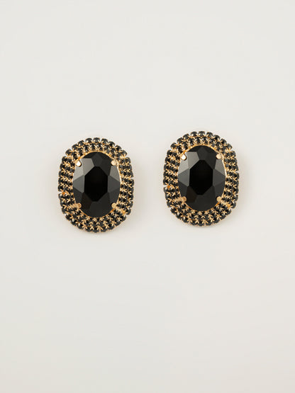 Stone Stud Earrings
