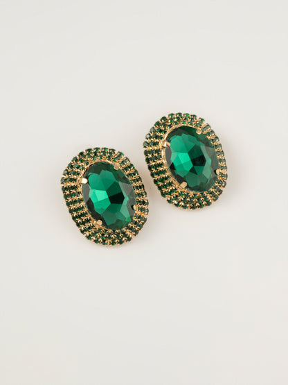 Stone Stud Earrings
