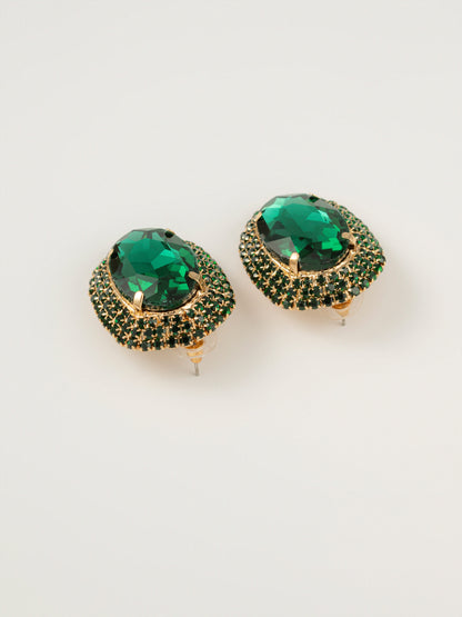 Stone Stud Earrings