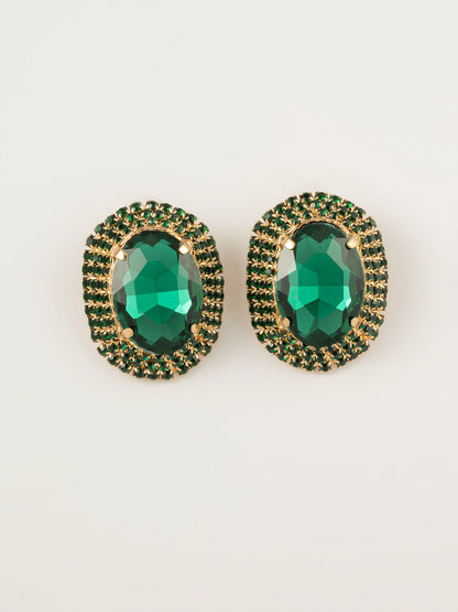 Stone Stud Earrings