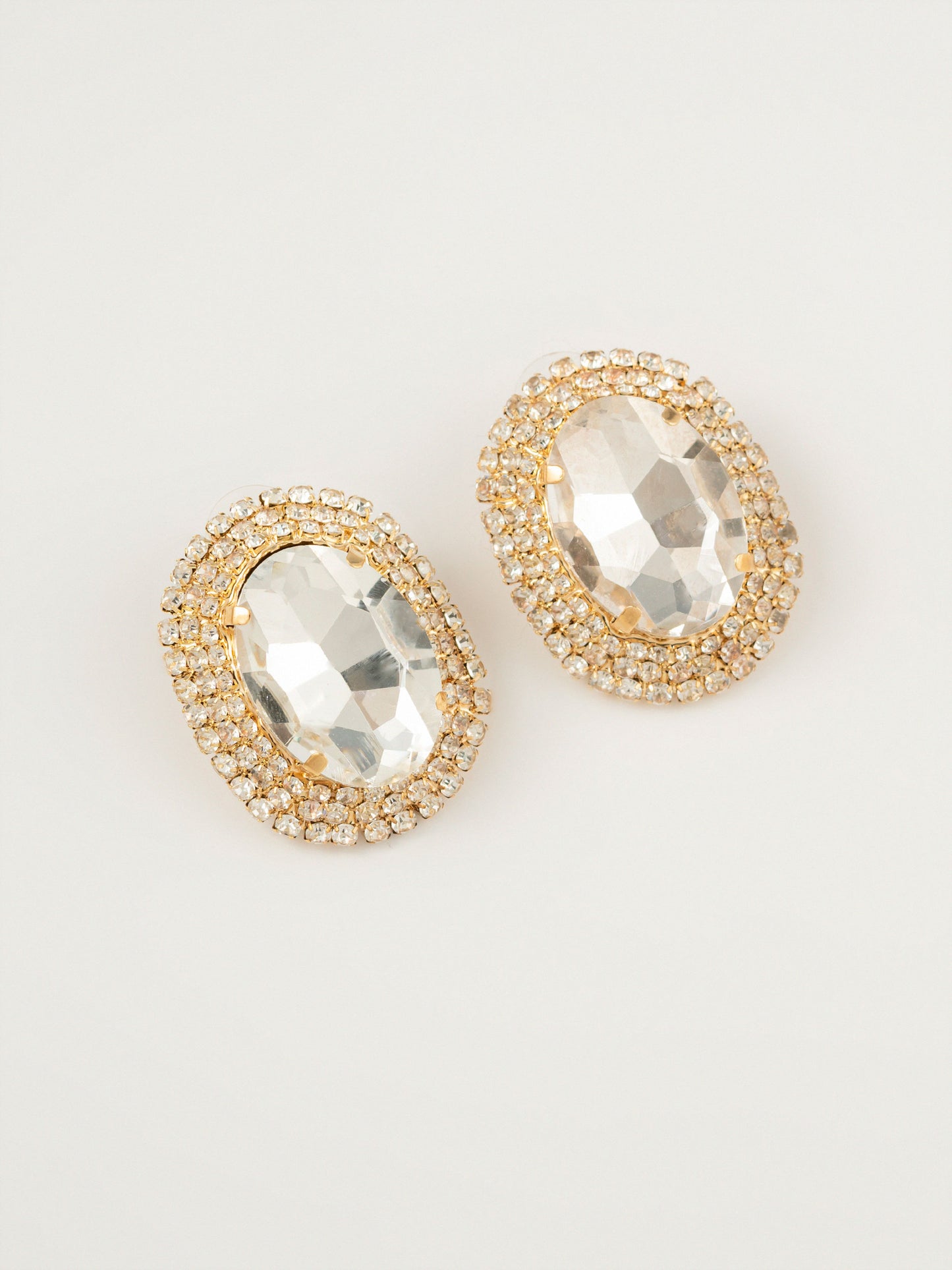 Stone Stud Earrings