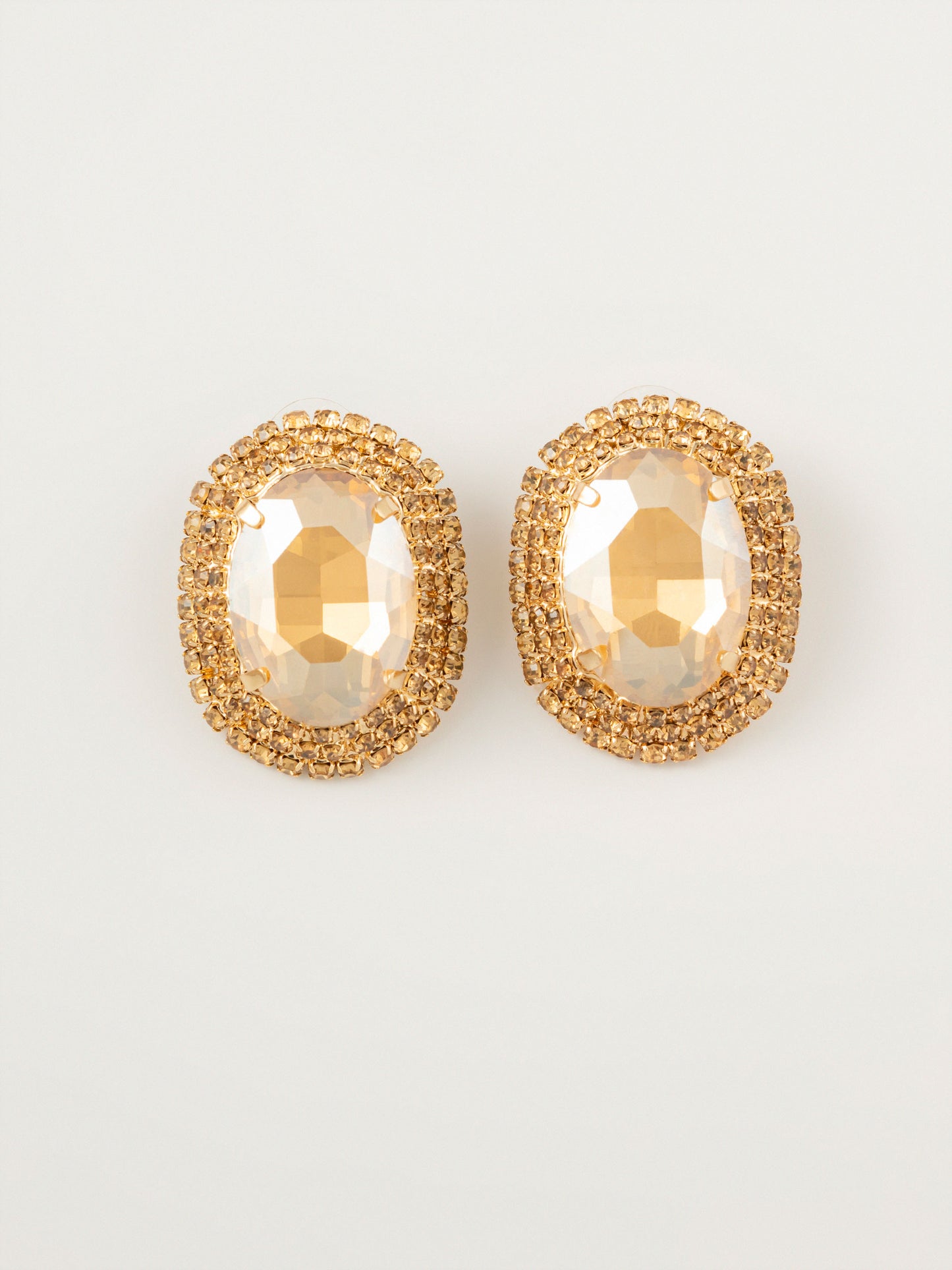 Stone Stud Earrings