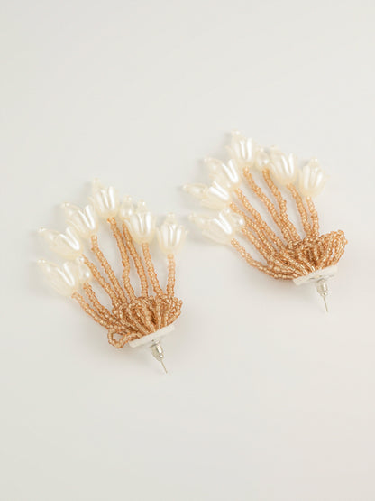 Pearl Beaded Earrings