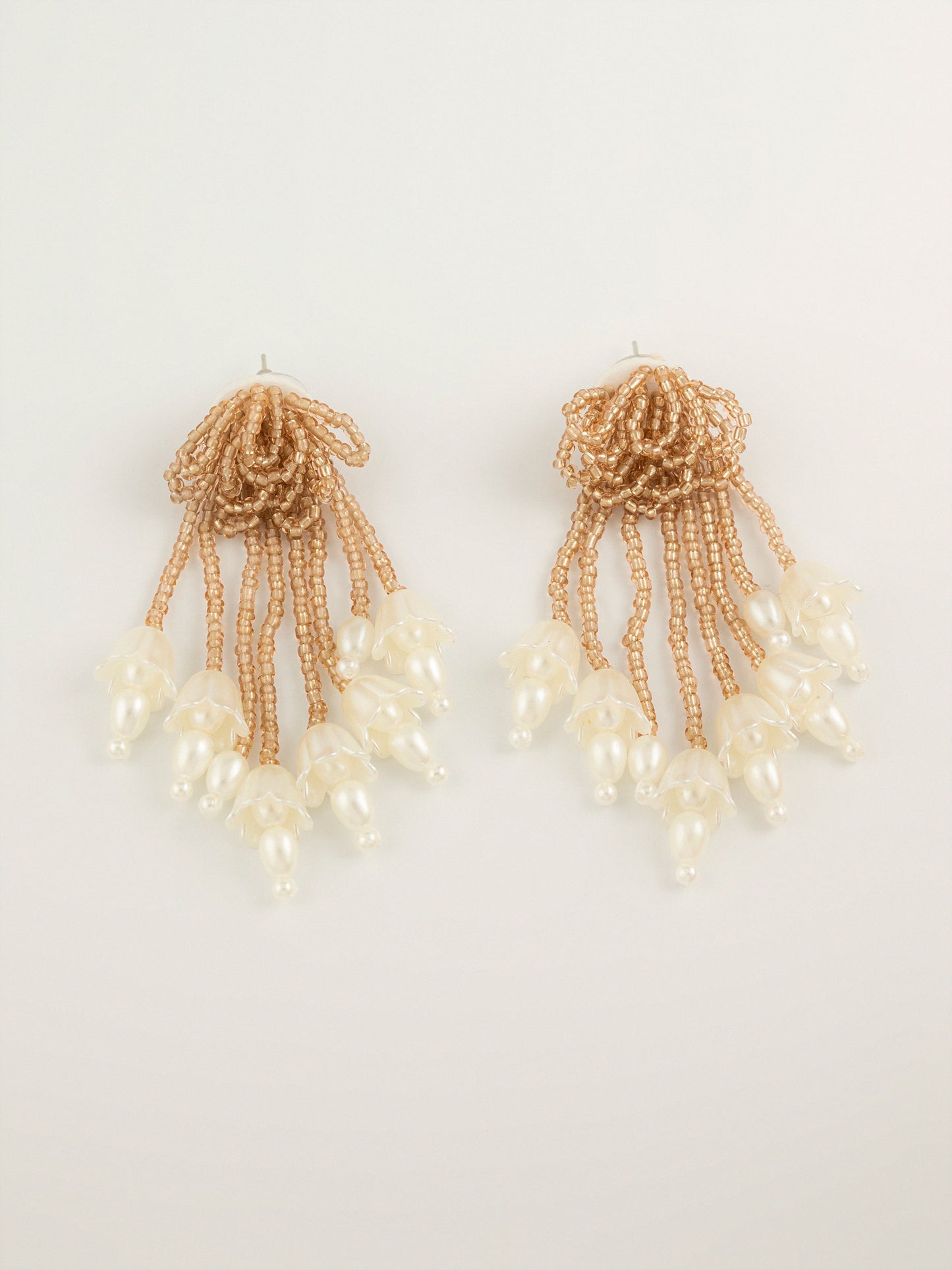 Pearl Beaded Earrings