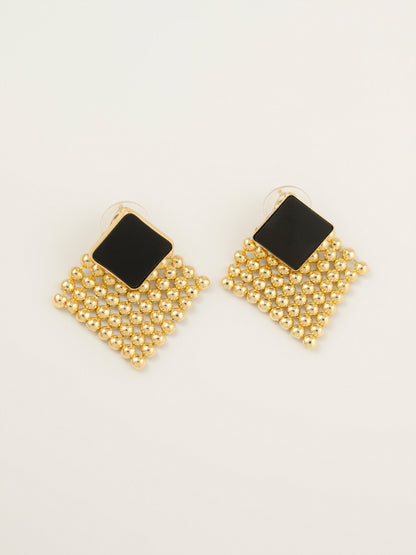 Beaded Pearl Earrings