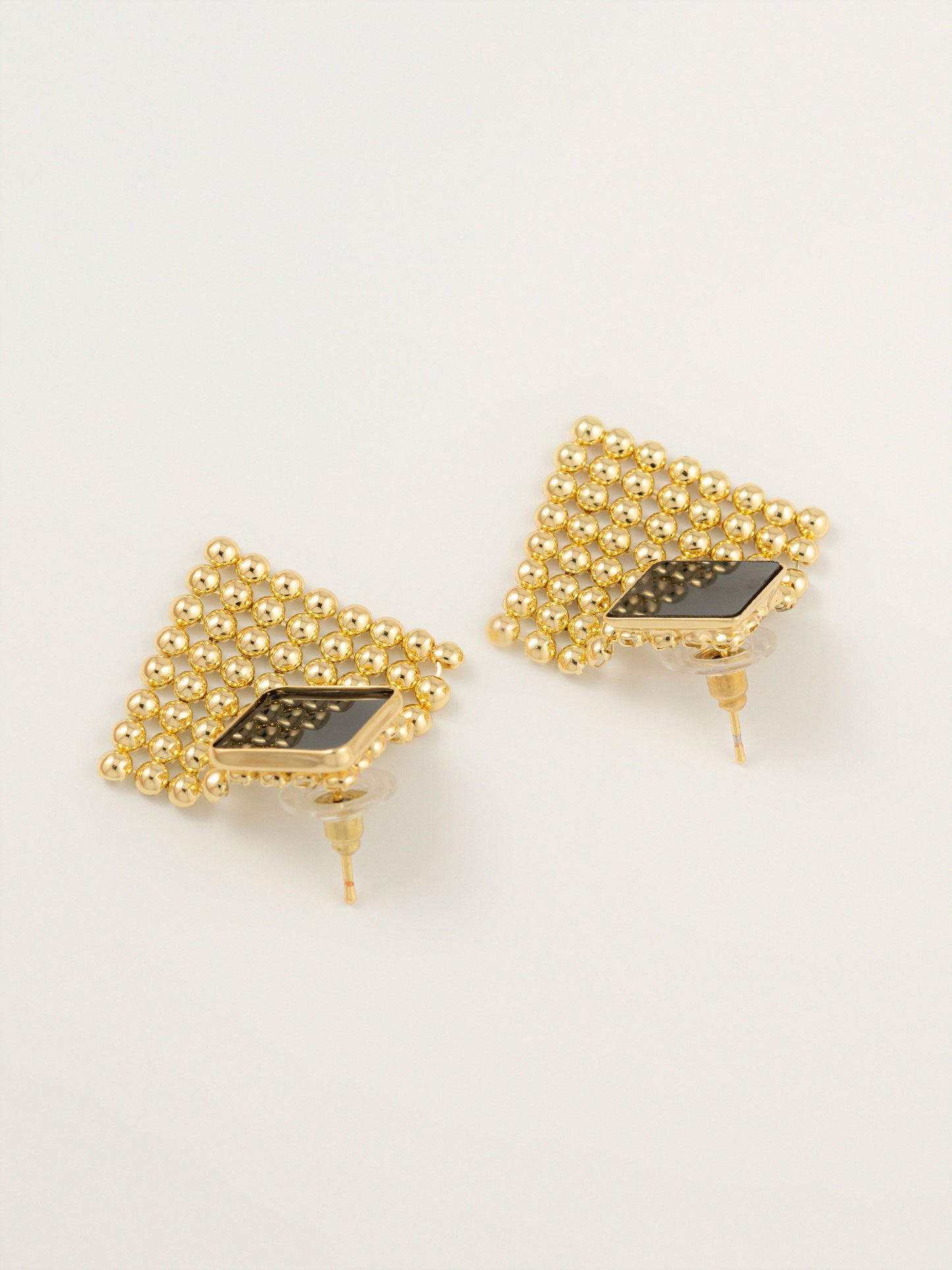 Beaded Pearl Earrings