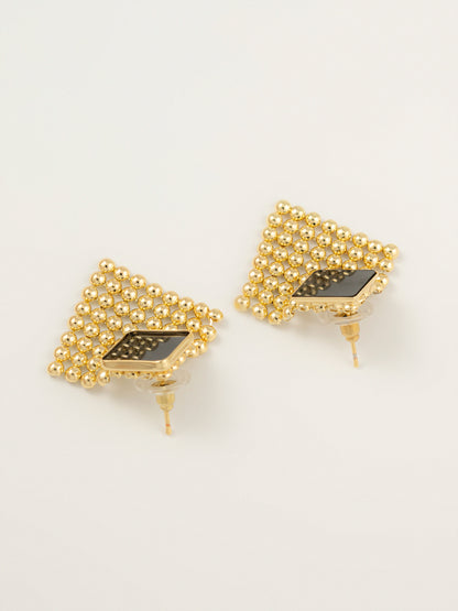 Beaded Pearl Earrings