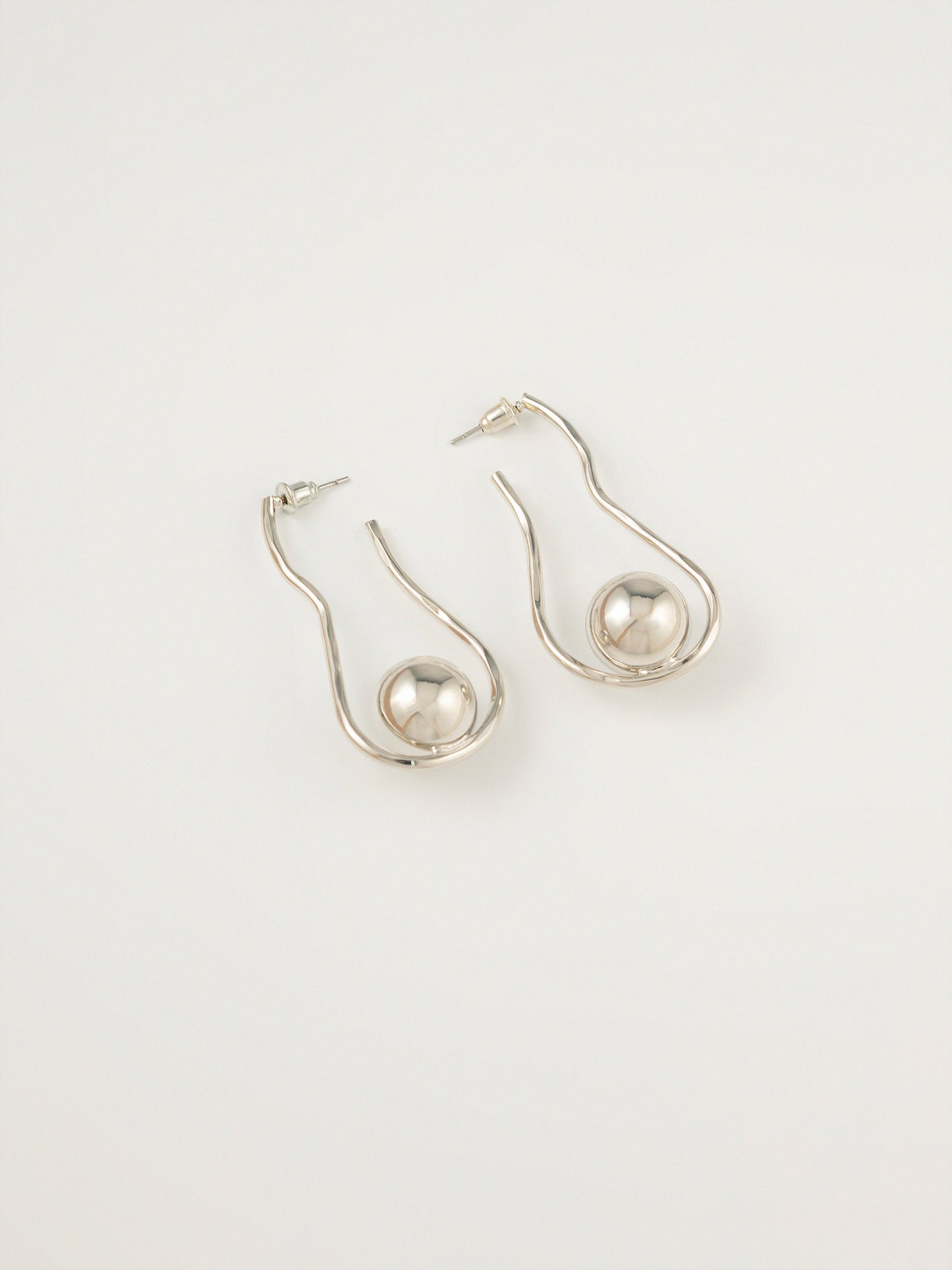 Spiral Ball Earrings