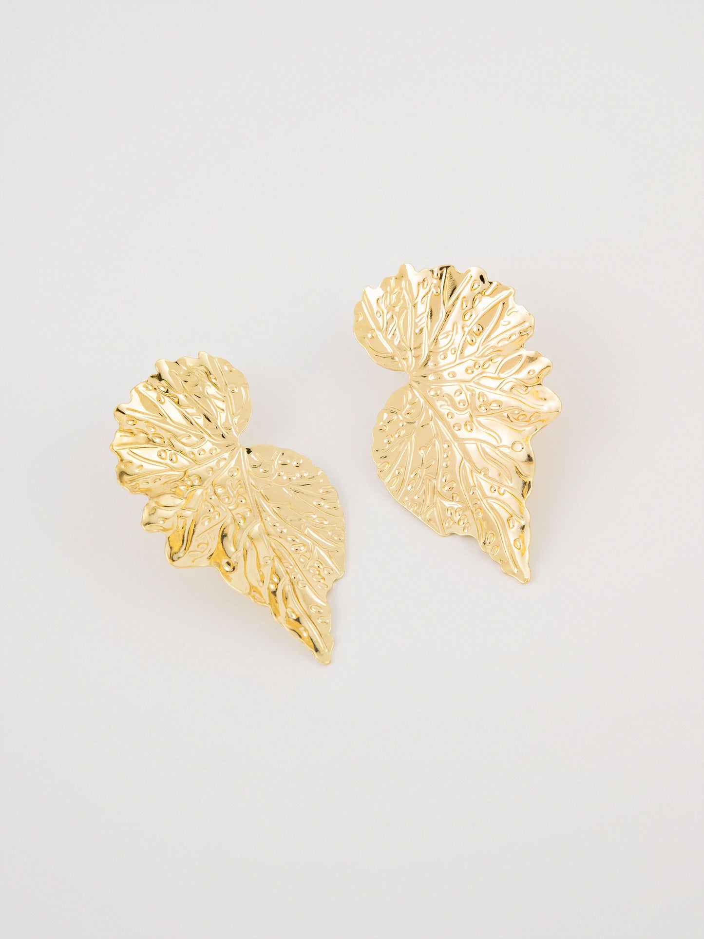 Leaf Textured Earrings