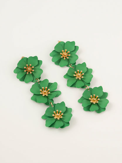 Floral Drop Earrings
