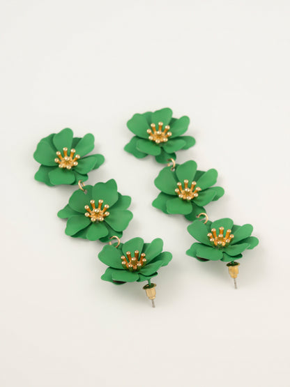 Floral Drop Earrings