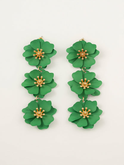 Floral Drop Earrings