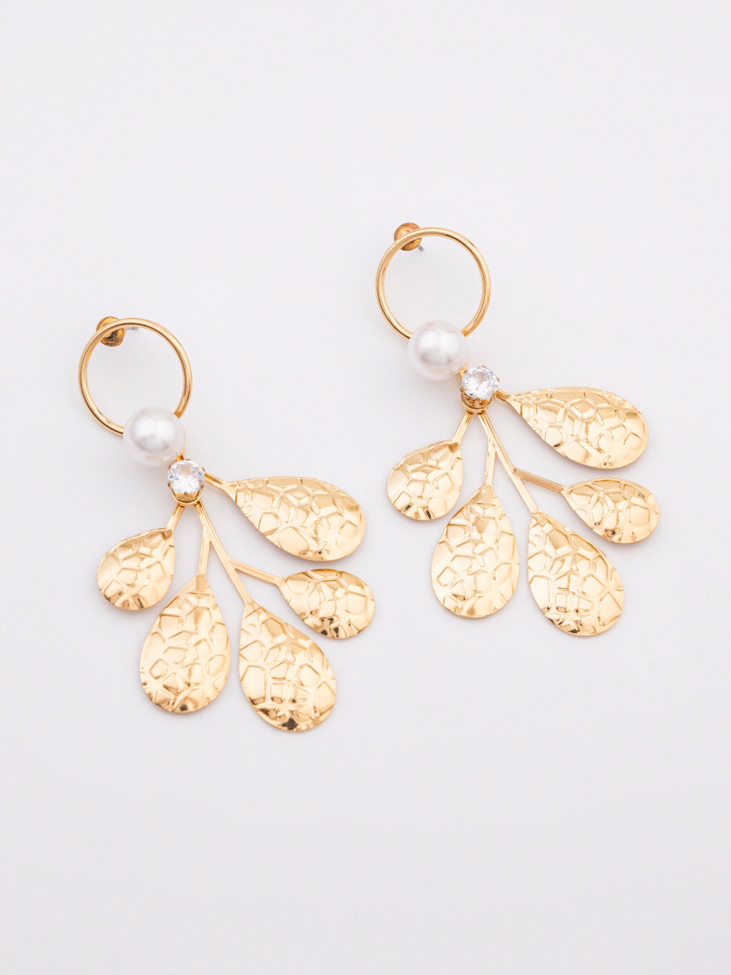 Leaf Cluster Earrings