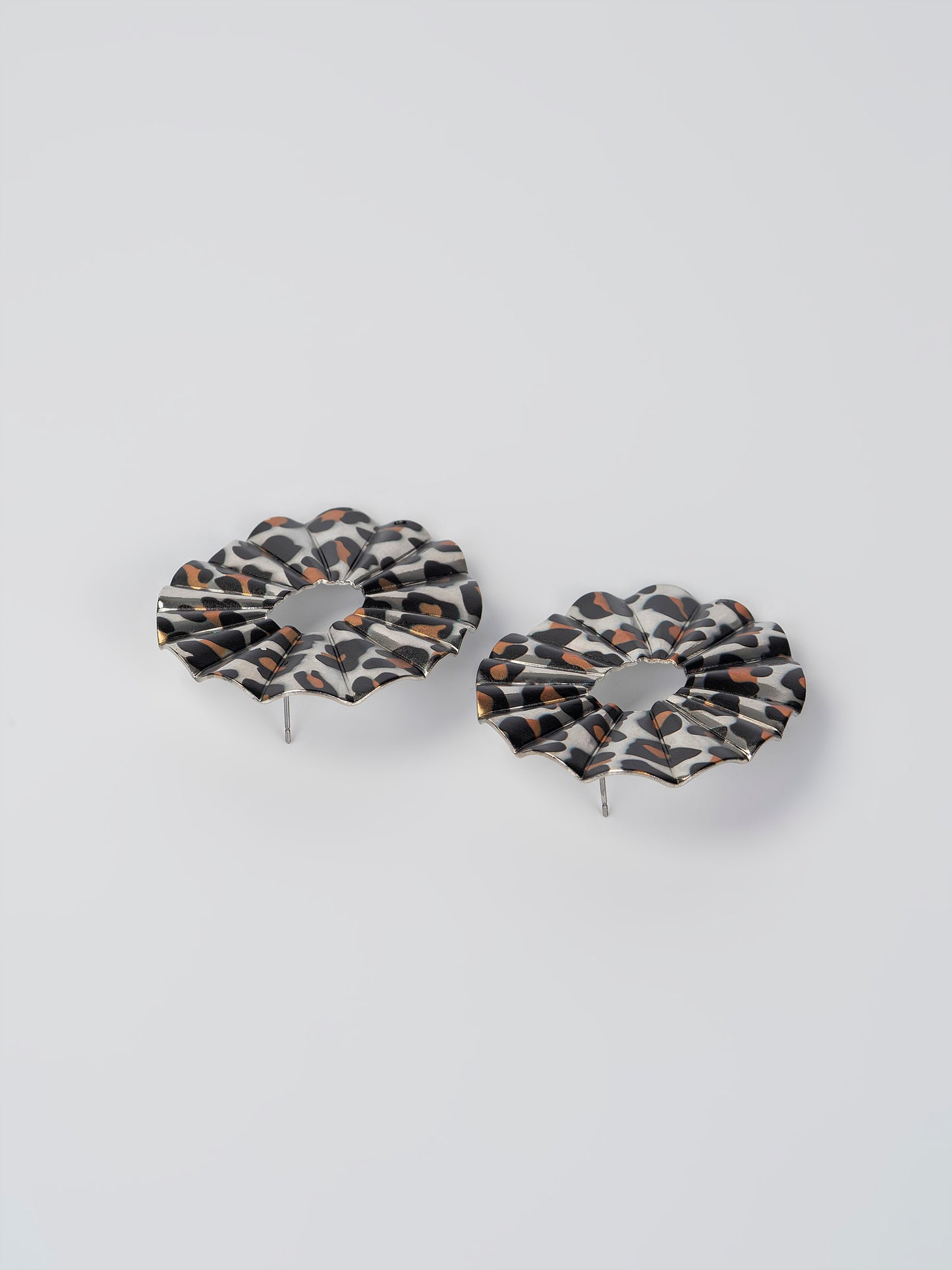 Pleated Earrings