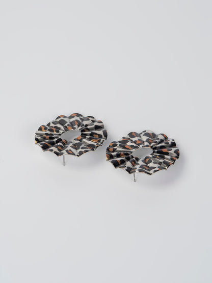 Pleated Earrings